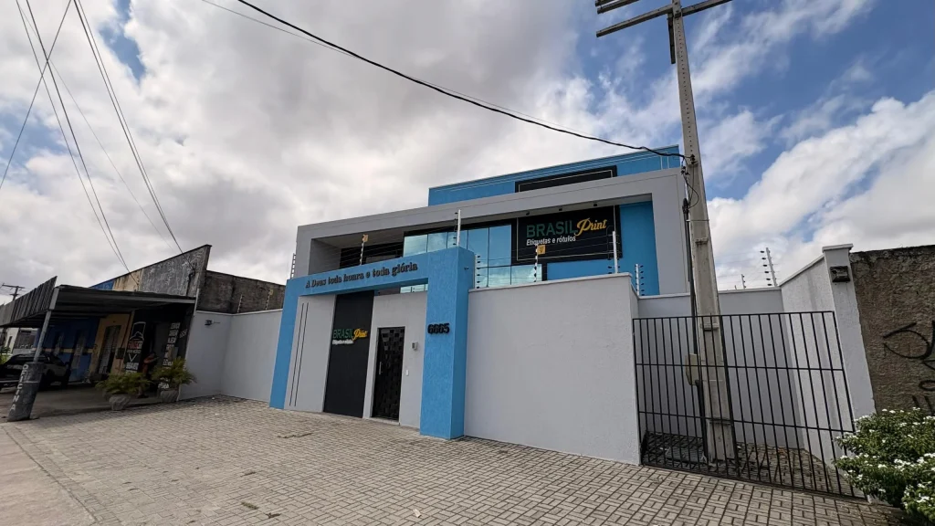 Fachada da fábrica da Brasil Print em Fortaleza – CE